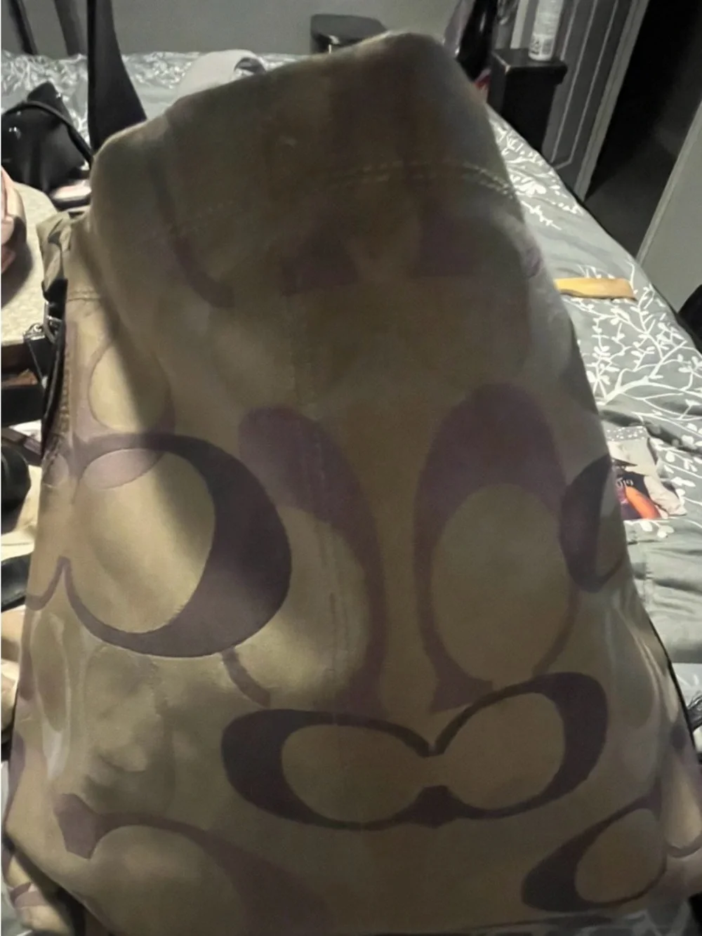 Coach Lavender Interior Shoulder Tote used